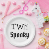 Twee woordvoerders van de tweede verjaardag papieren bordje (Feest)