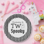 Twee woordvoerders van de tweede verjaardag papieren bordje (Feest)