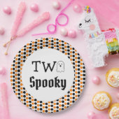 Twee woordvoerders van de tweede verjaardag papieren bordje (Feest)