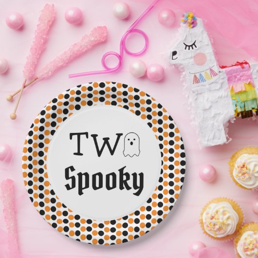 Twee woordvoerders van de tweede verjaardag papieren bordje (Feest)