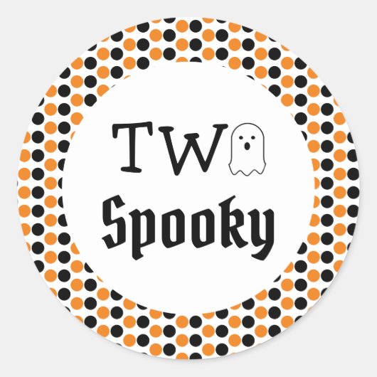 Twee woordvoerders van de tweede verjaardag ronde sticker (Voorkant)