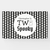 Twee woordvoerders van de tweede verjaardag spandoek (Horizontaal)