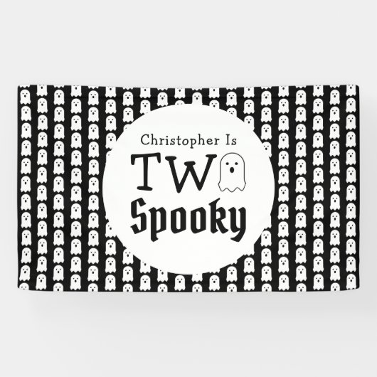 Twee woordvoerders van de tweede verjaardag spandoek (Horizontaal)