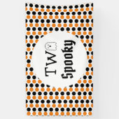 Twee woordvoerders van de tweede verjaardag spandoek (Verticaal)