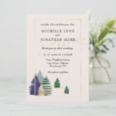 Twee worden een Christelijke bruiloft Kaart (Staand voorkant)