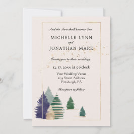 Twee worden een Christelijke bruiloft Kaart