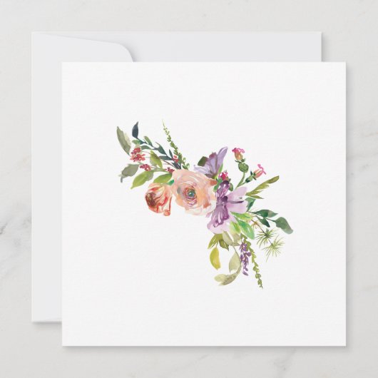 Twee worden een elegante Rozen Christelijke bruilo Kaart (Achterkant)