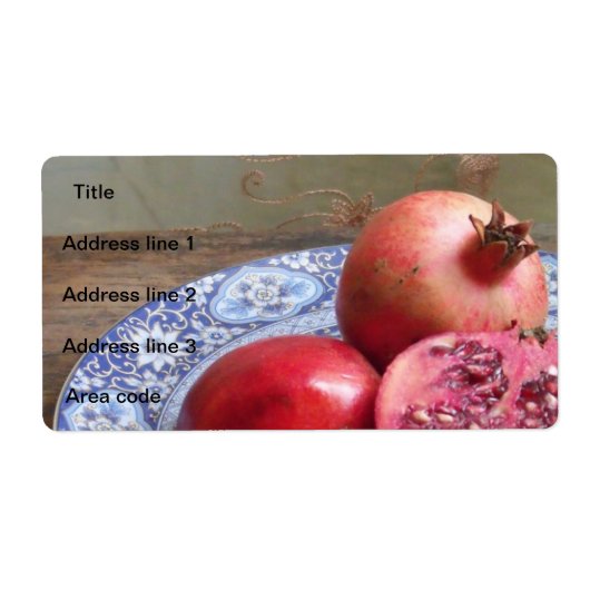 Twee worden één gepersonaliseerd trouwadreslabel etiket (Voorkant)