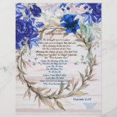 Twee worden één  persoonlijk Briefpapier (Voorkant)