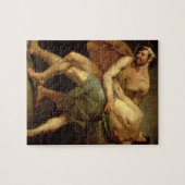 Twee wrestlers legpuzzel (Horizontaal)