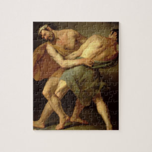 Twee wrestlers legpuzzel