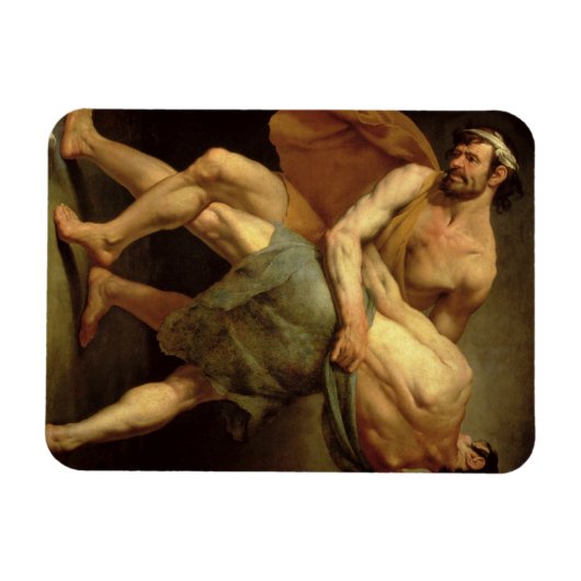 Twee wrestlers magneet (Horizontaal)