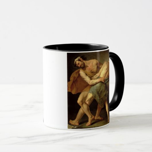 Twee wrestlers mok (Voorkant rechts)