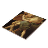 Twee wrestlers tegeltje (Zijkant)