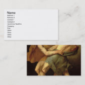 Twee wrestlers visitekaartje (Voorkant / Achterkant)