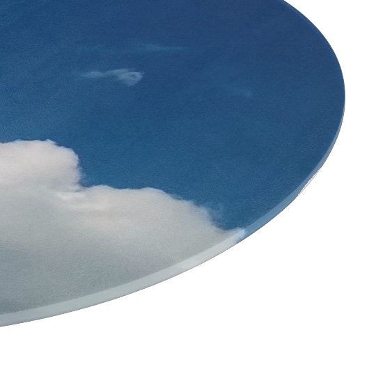 Twee zachte wolken snijplank (Hoek)