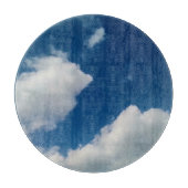 Twee zachte wolken snijplank (Voorkant)