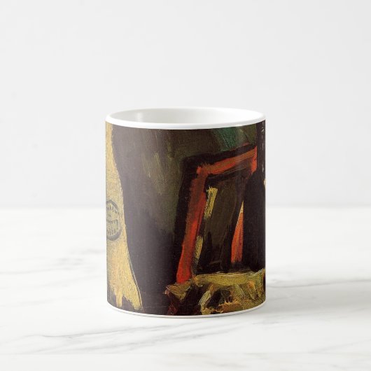 Twee zakken en een fles door Vincent van Gogh Koffiemok (Center)