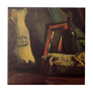 Twee zakken en een fles door Vincent van Gogh Tegeltje