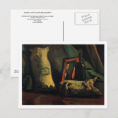 Twee zakken en een fles, Van Gogh Fine Art Briefkaart (Voorkant / Achterkant)