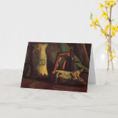 Twee zakken en een fles van Vincent van Gogh Kaart (Gele Bloem)