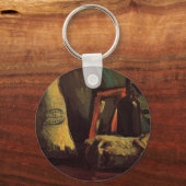 Twee zakken en een fles van Vincent van Gogh Sleutelhanger (Voorkant)