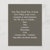 Twee zand harten op de strand, de Romantische Ocea Flyer (Achterkant)