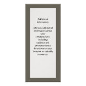 Twee zand harten op de strand, de Romantische Ocea Reclamekaart (Achterkant)