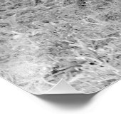 Twee zebra's - zwarte en witte fotoafdrukken foto afdruk (Hoek)