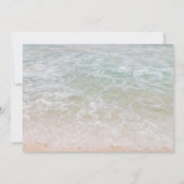 Twee Zee sterren Tropische Zeeen Kusthuwelijk Kaart (Achterkant)