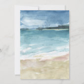 Twee Zee Surf Beach 2e verjaardag Kaart (Achterkant)