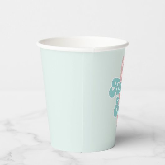 Twee Zee Surf Beach 2e verjaardag Paper Cups Papieren Bekers (Rechts)
