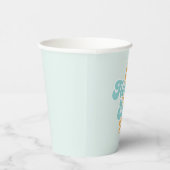 Twee Zee Surf Beach 2e verjaardag Paper Cups Papieren Bekers (Rechts)