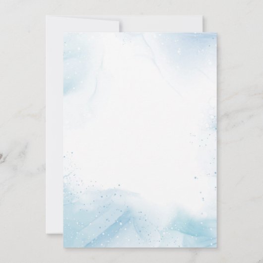 Twee Zeeen op de tweede verjaardag van de geboorte Kaart (Achterkant)