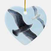 Twee zeegarren keramisch ornament (Achterkant)