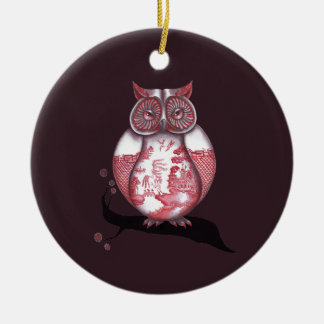 Twee zeehondenboomgaarden keramisch ornament