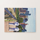 Twee zeelieden in Liberty State Park Legpuzzel (Horizontaal)