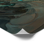 Twee zeemeerminnen praten poster (Hoek)