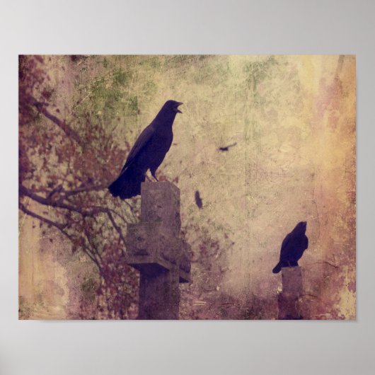 Twee zeer koude ravens poster (Voorkant)