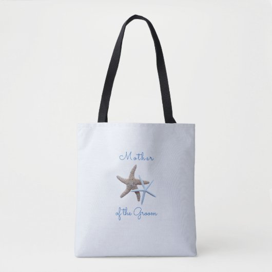 Twee Zeesterren Moeder van de Bruidegom / Bruid Ta Tote Bag (Voorkant)