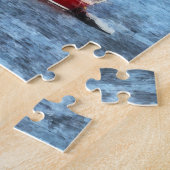 Twee zeilboten aangemeerd in Norwalk, CT Legpuzzel (Zijkant)