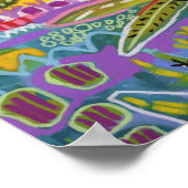 Twee zeilboten en Cottage Poster (Hoek)