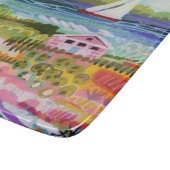 Twee zeilboten en Cottage Snijplank (Hoek)