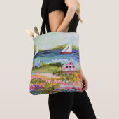 Twee zeilboten en Cottage Tote Bag (Dichtbij)