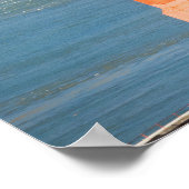 Twee zeilboten Golden Gate Bridge San Francisco Ba Poster (Hoek)