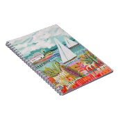 Twee zeilboten notitieboek (Rechterzijde)