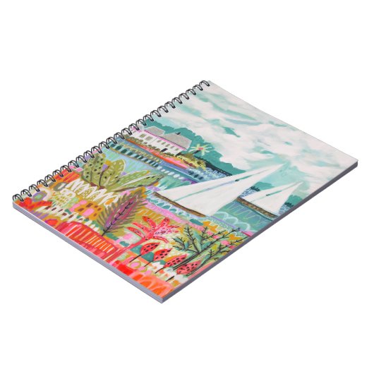 Twee zeilboten notitieboek (Linkerzijde)