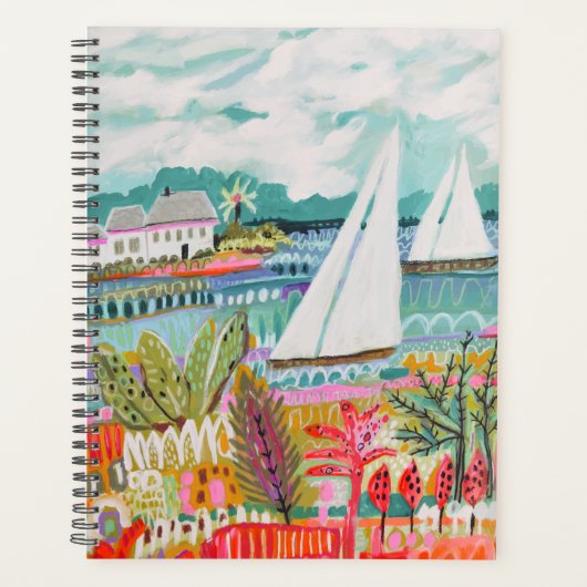 Twee zeilboten planner (Voorkant)
