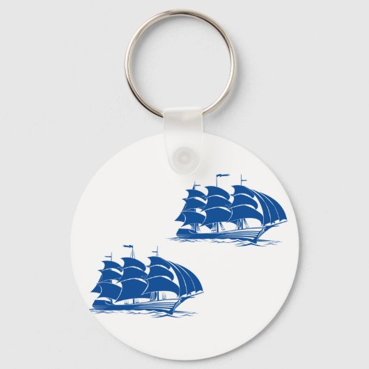 Twee zeilende Sleutelhangers (Voorkant)