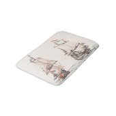  twee zeilschepen op het Zee Johan Teyler Badmat (Gekanteld)